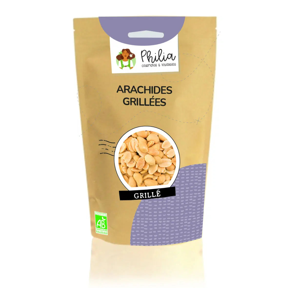 Arachides grillées bio PHILIA 200 g