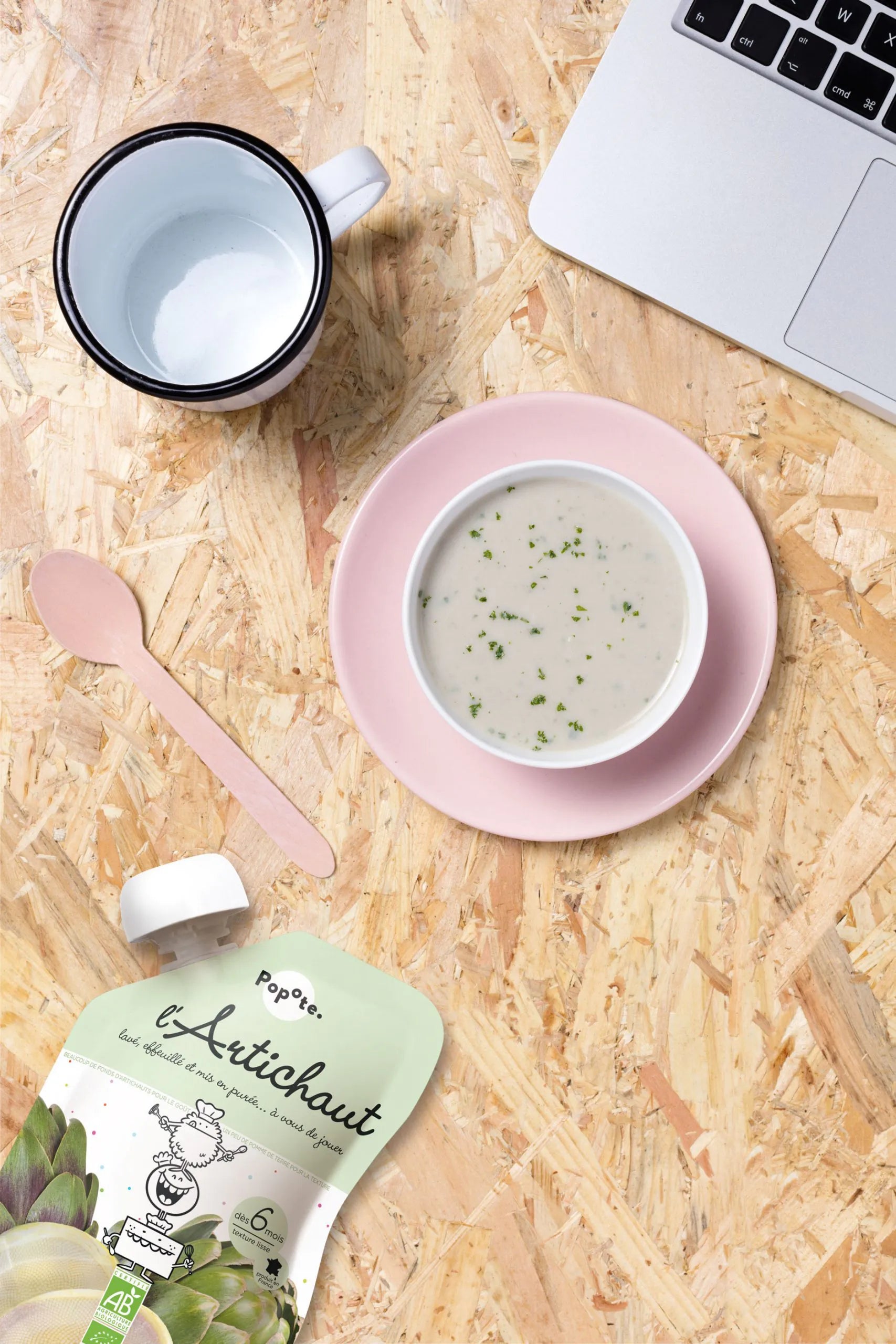 Gourde Purée d'Artichaut bio POPOTE 120 g