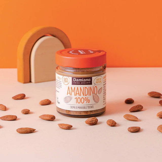 Purée d'amandes grillées "Amandino" bio, vegan et sans gluten DAMIANO 275 g