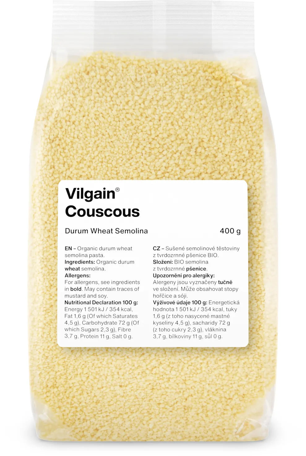 Semoule de blé dur bio VILGAIN 400 g