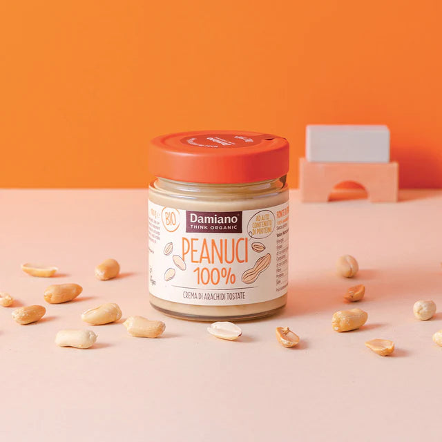 Purée d'arachides grillées "Peanuci" bio, vegan et sans gluten DAMIANO 275 g