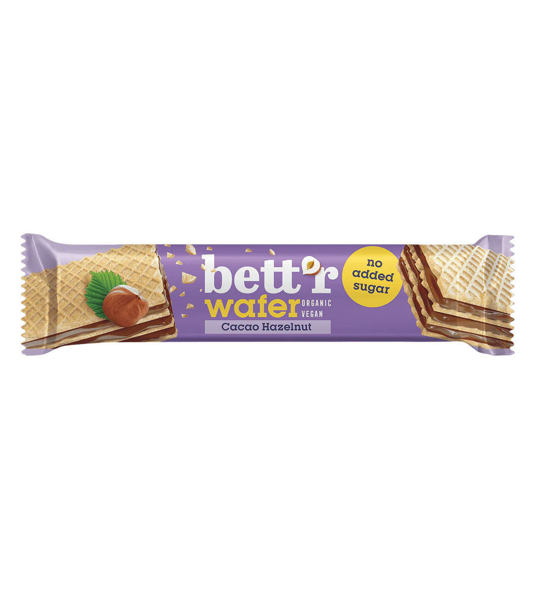 Gaufrette Cacao Noisette bio et vegan BETT'R 30 g