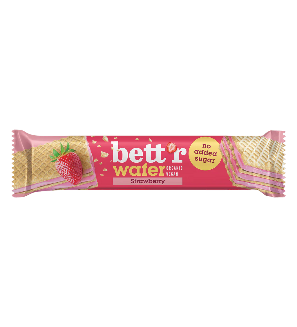 Gaufrette à la Fraise bio et vegan BETT'R 30 g