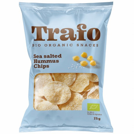 Chips de pois chiche au sel de mer bio TRAFO 75 g
