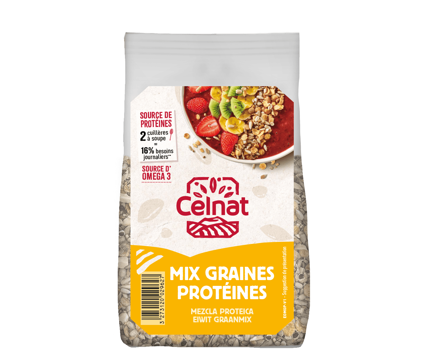 Mix Graines Protéines bio CELNAT 250 g
