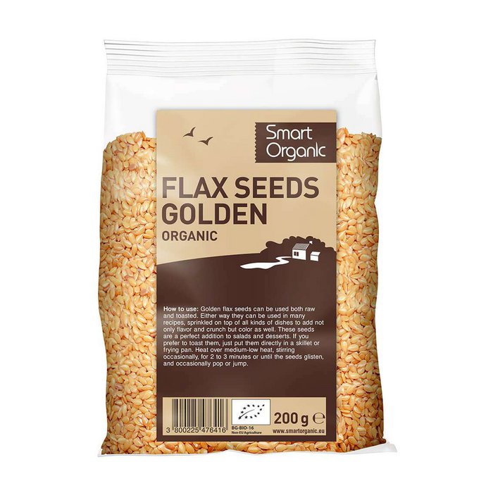 Graines de lin dorées bio SMART ORGANIC 200 g