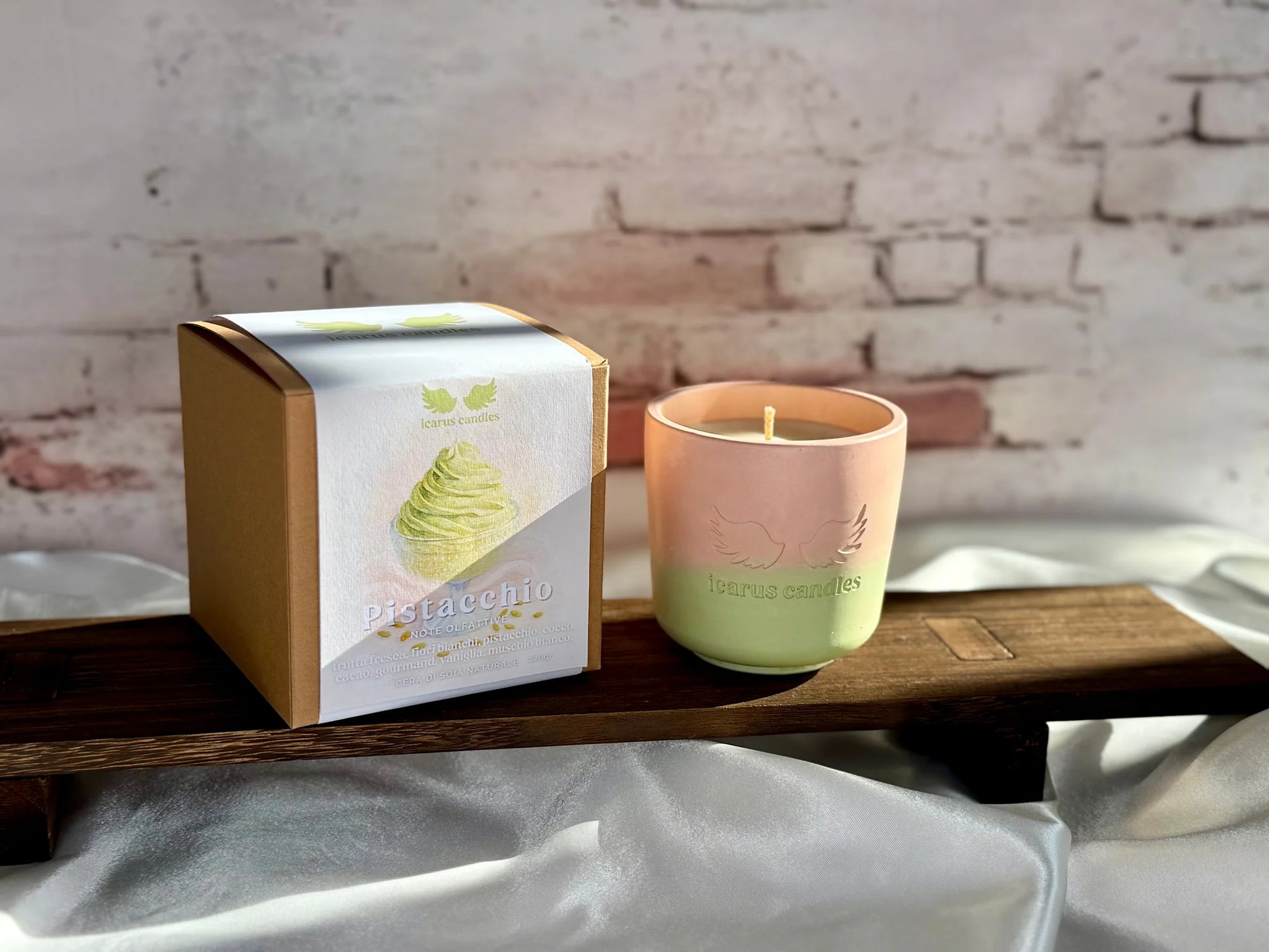 Bougie senteur "Pistache" ICARUS CANDLES