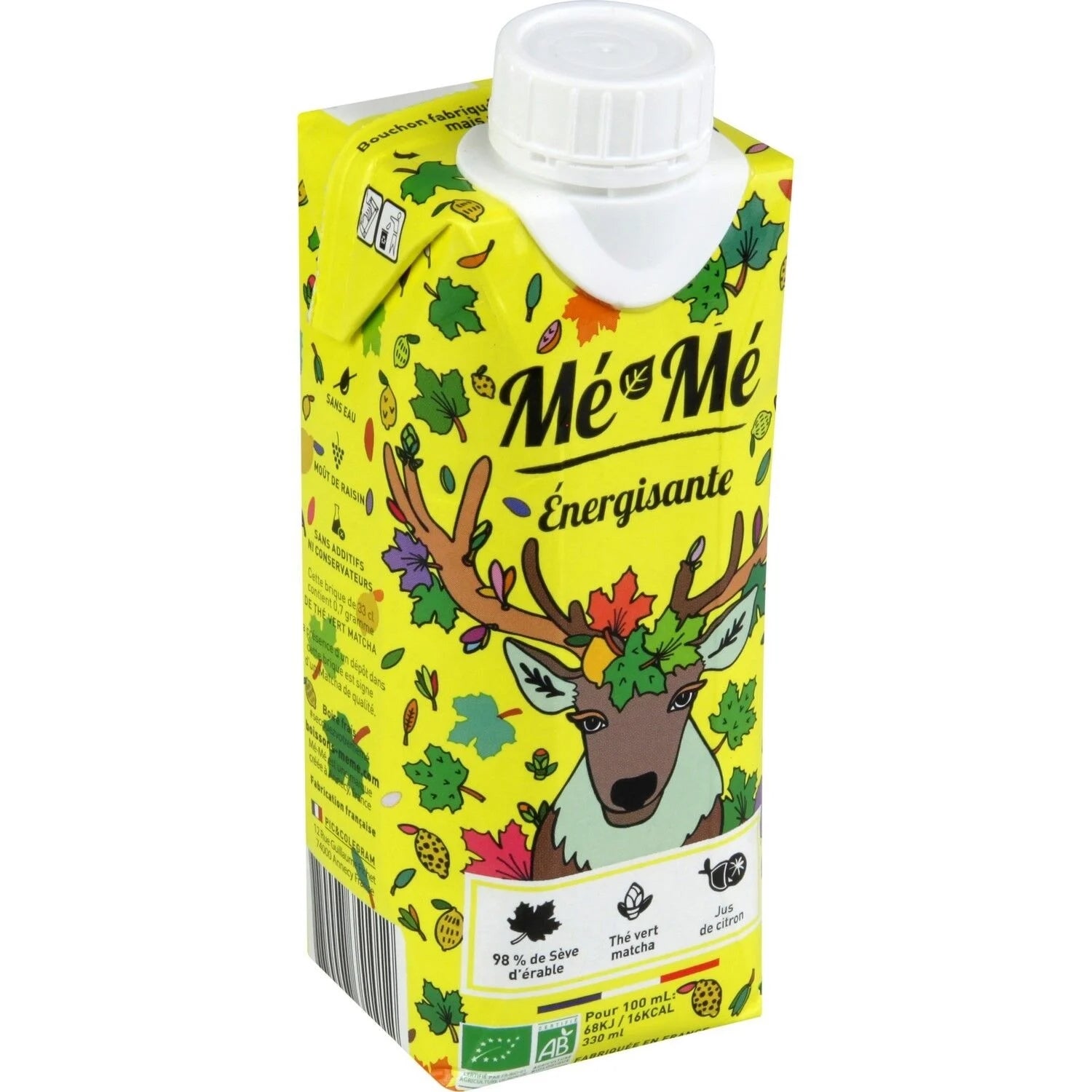 Thé Vert Citron bio MÉMÉ 33 cl