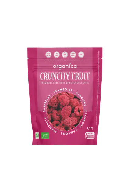 Framboises entières lyophilisées bio ORGANICA 12 g