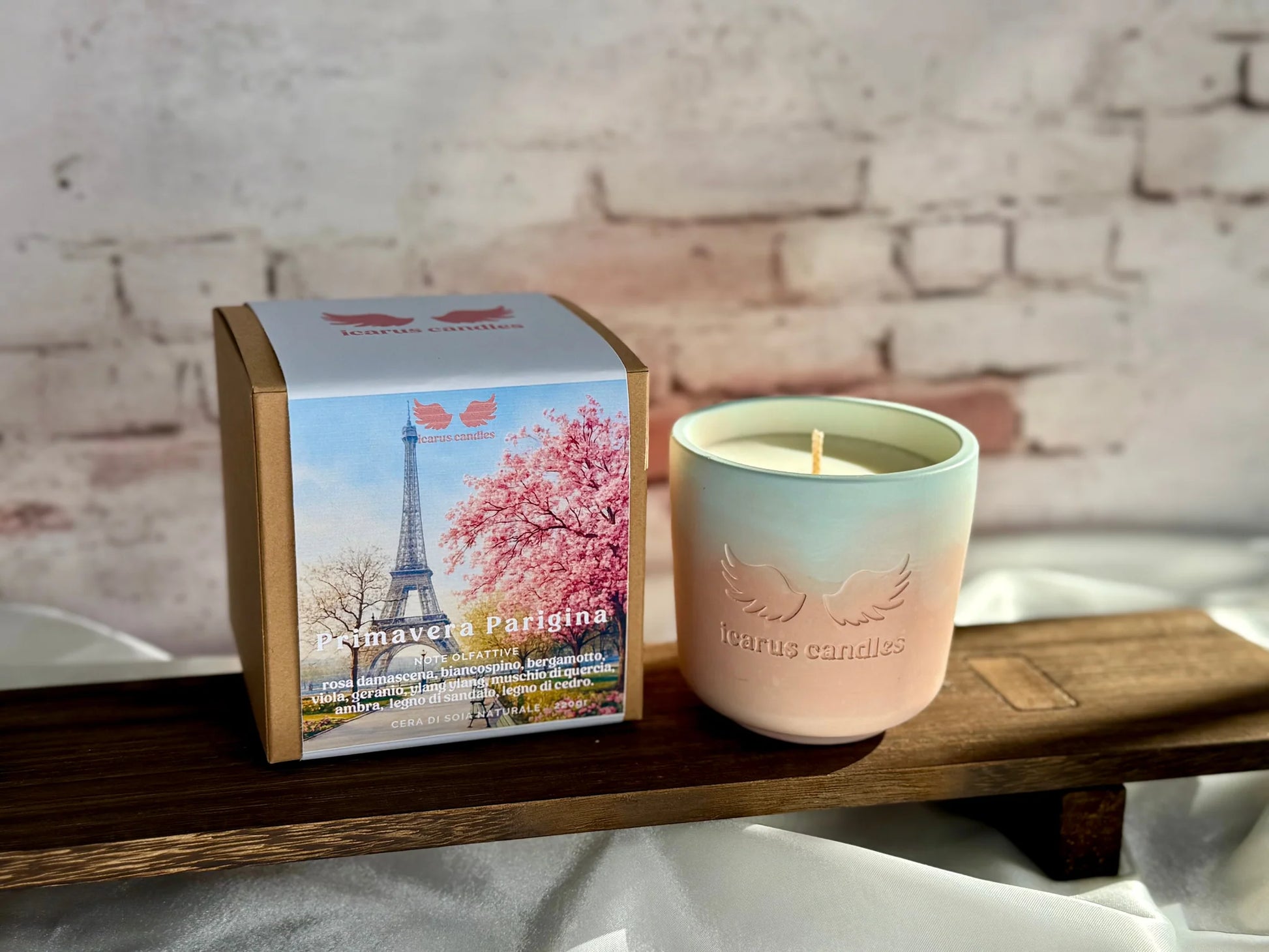 Bougie senteur "Printemps Parisien" ICARUS CANDLES