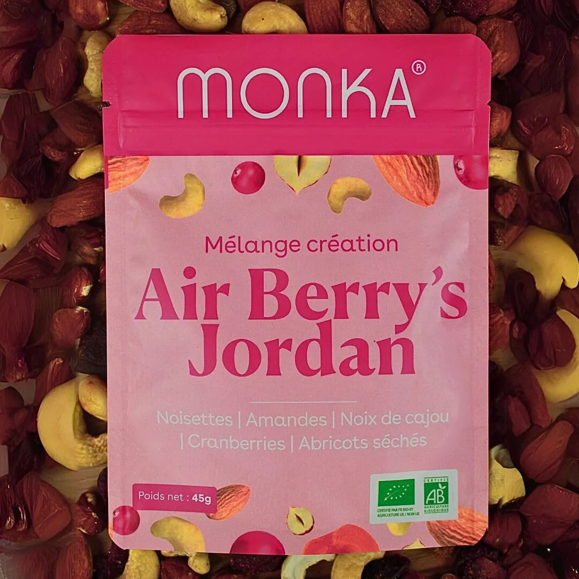 Mélange "Air Berry's Jordan" bio MONKA 45 g