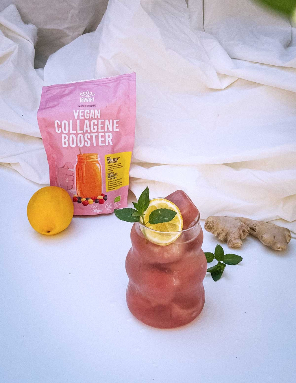 Smoothie Booster - Vegan Collagene bio ISWARI 100 g