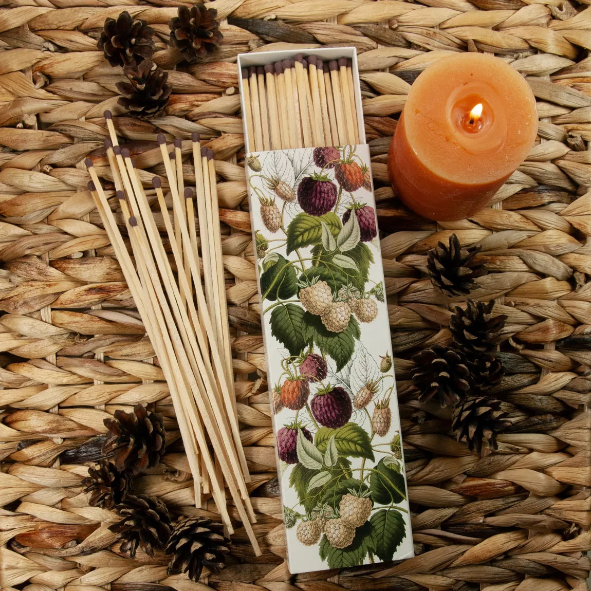 Allumettes extra-longues "Raspberry Garden"