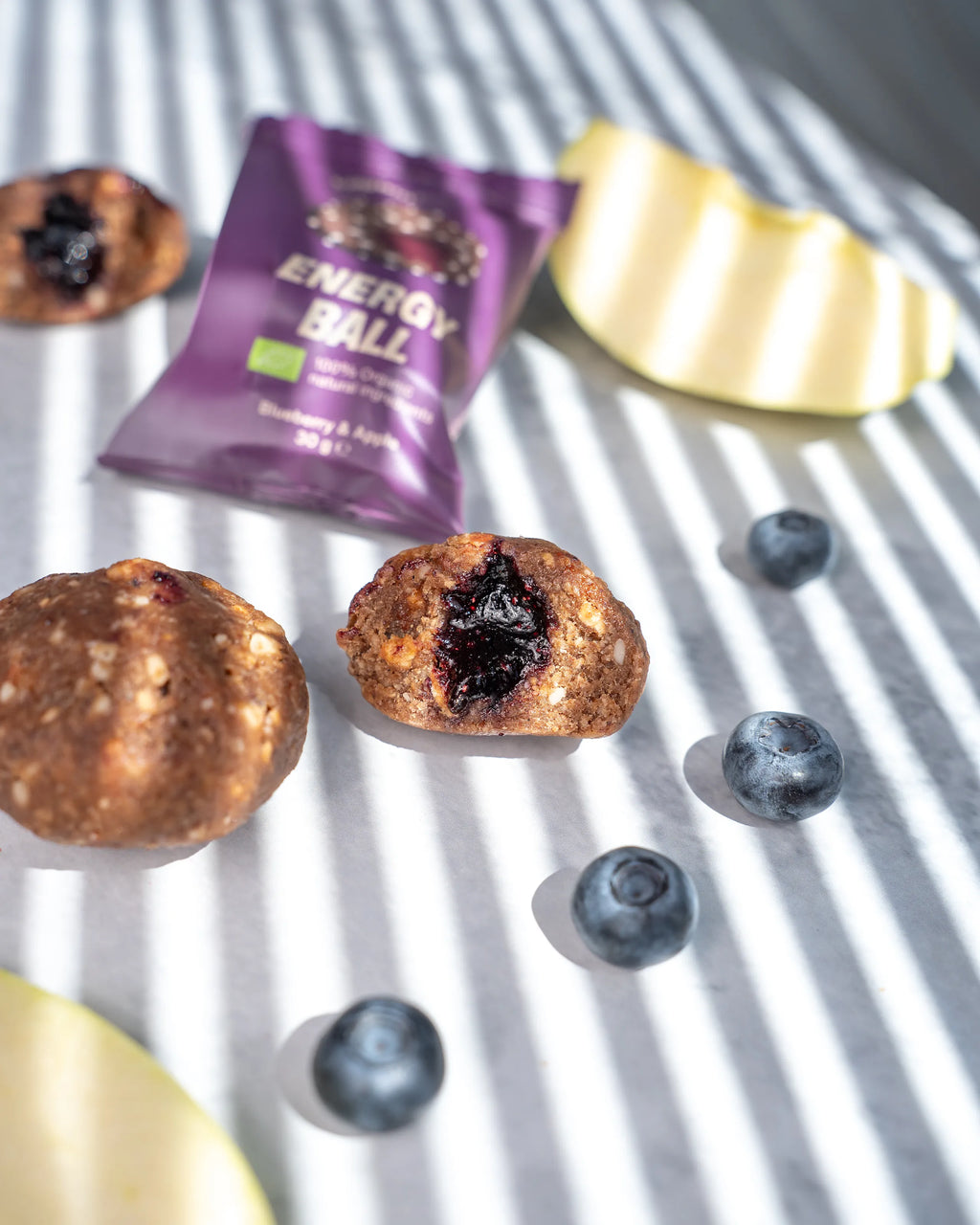 Energy ball bio et vegan, Myrtille & Pomme VILGAIN 30 g