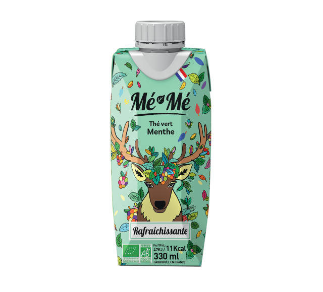 Thé Vert Menthe bio MÉMÉ 33 cl