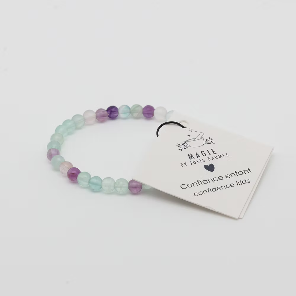 Bracelet ENFANT Confiance en Fluorite