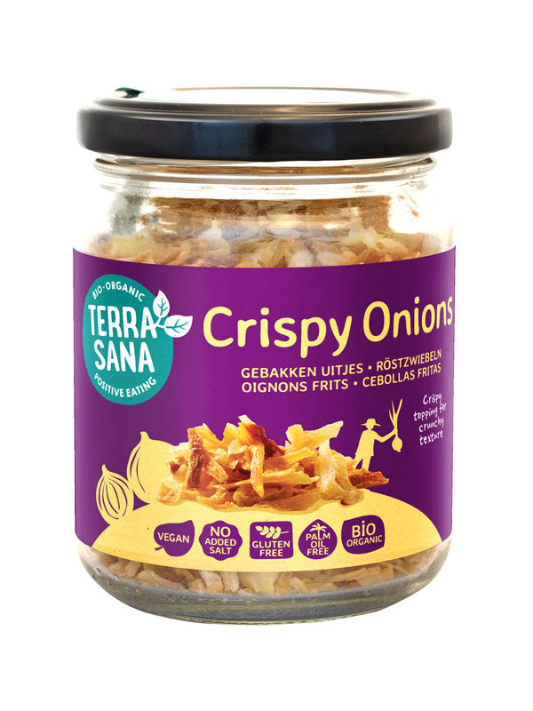 Oignon frits bio, vegan et sans gluten TERRA SANA 75 g