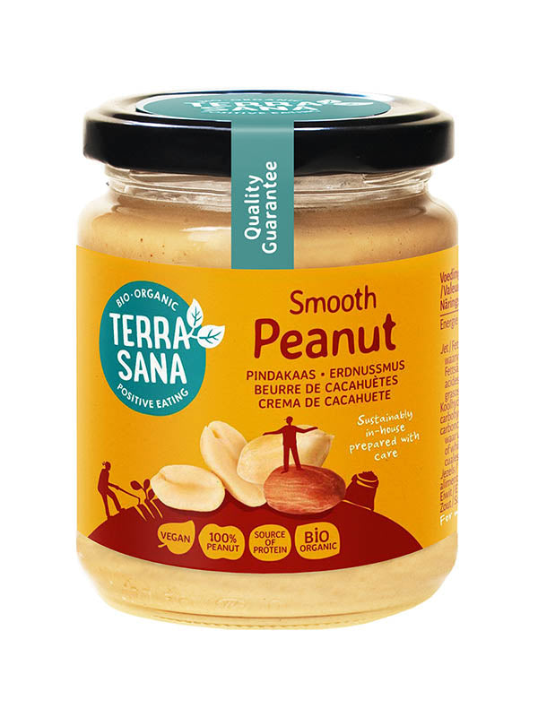 Beurre de cacahuètes bio, vegan et sans gluten TERRA SANA 250 g
