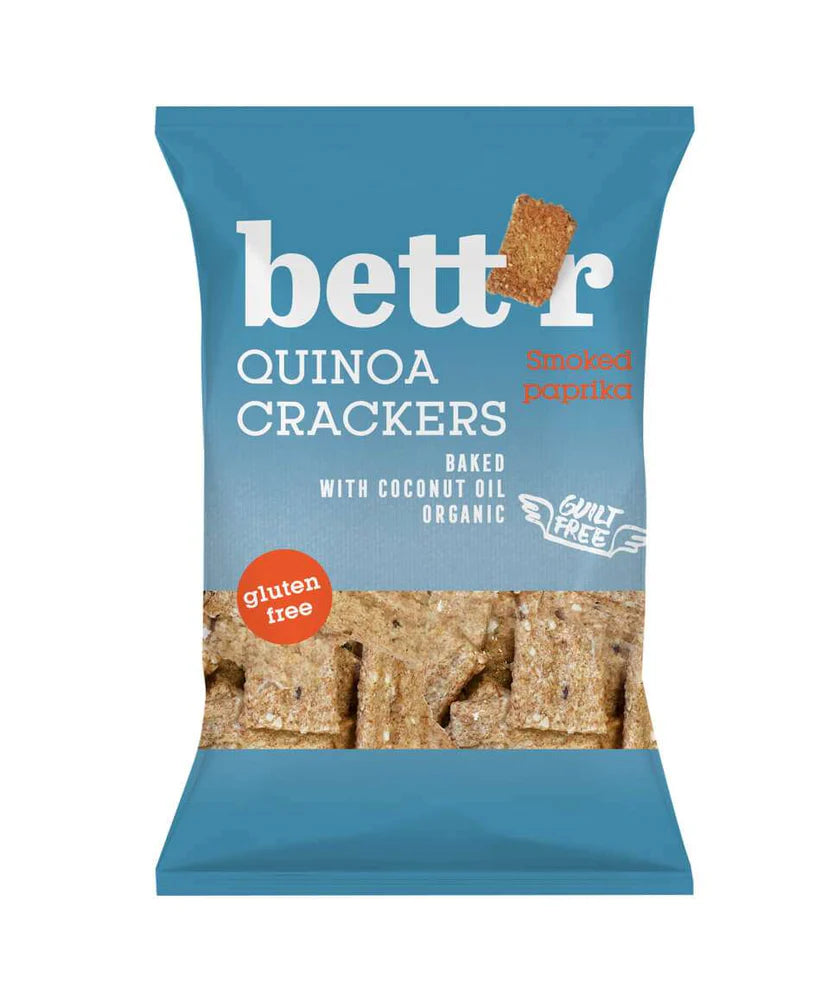 Crackers de Quinoa au Paprika fumé bio BETT'R 100 g