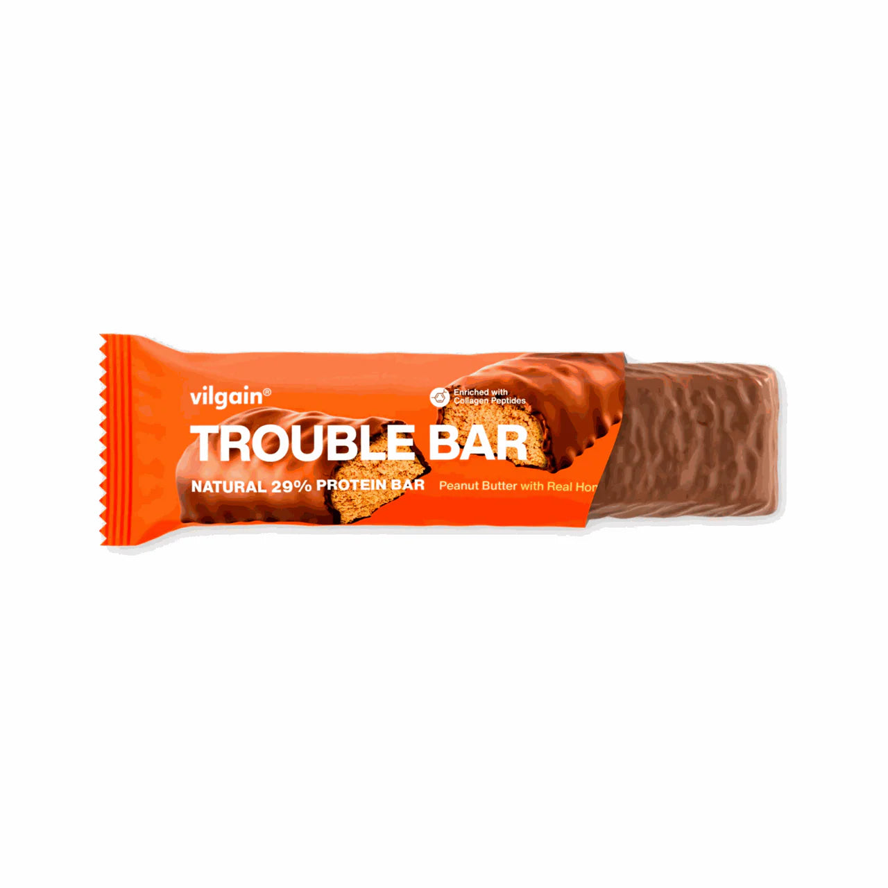 Barre protéinée Beurre de Cacahuète non bio VILGAIN 55 g