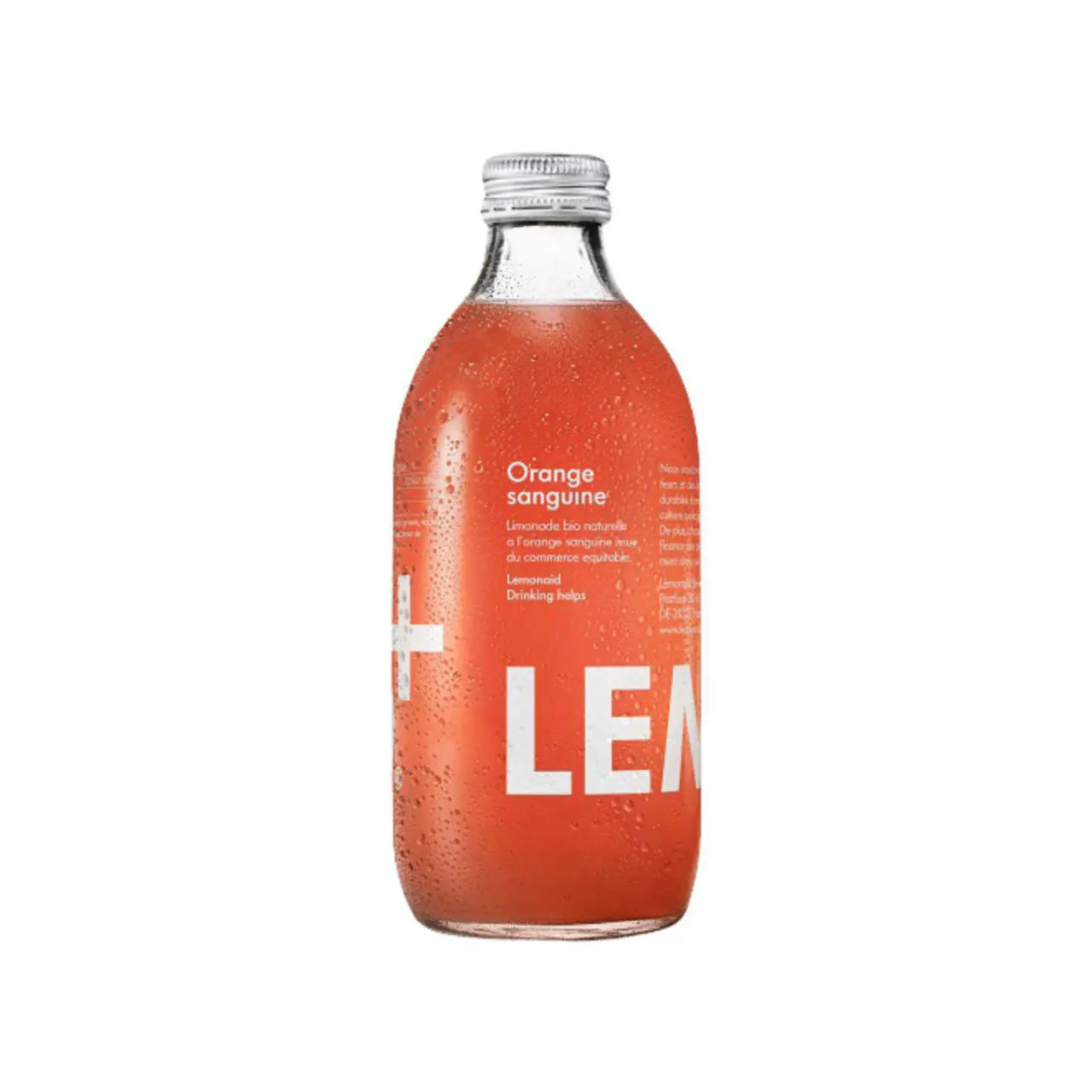 Boisson pétillante à l'Orange Sanguine bio LEMONAID 33 cl