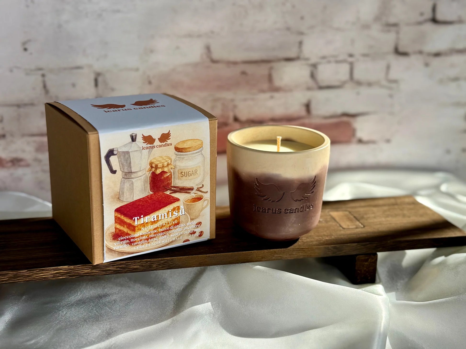 Bougie senteur "Tiramisu" ICARUS CANDLES