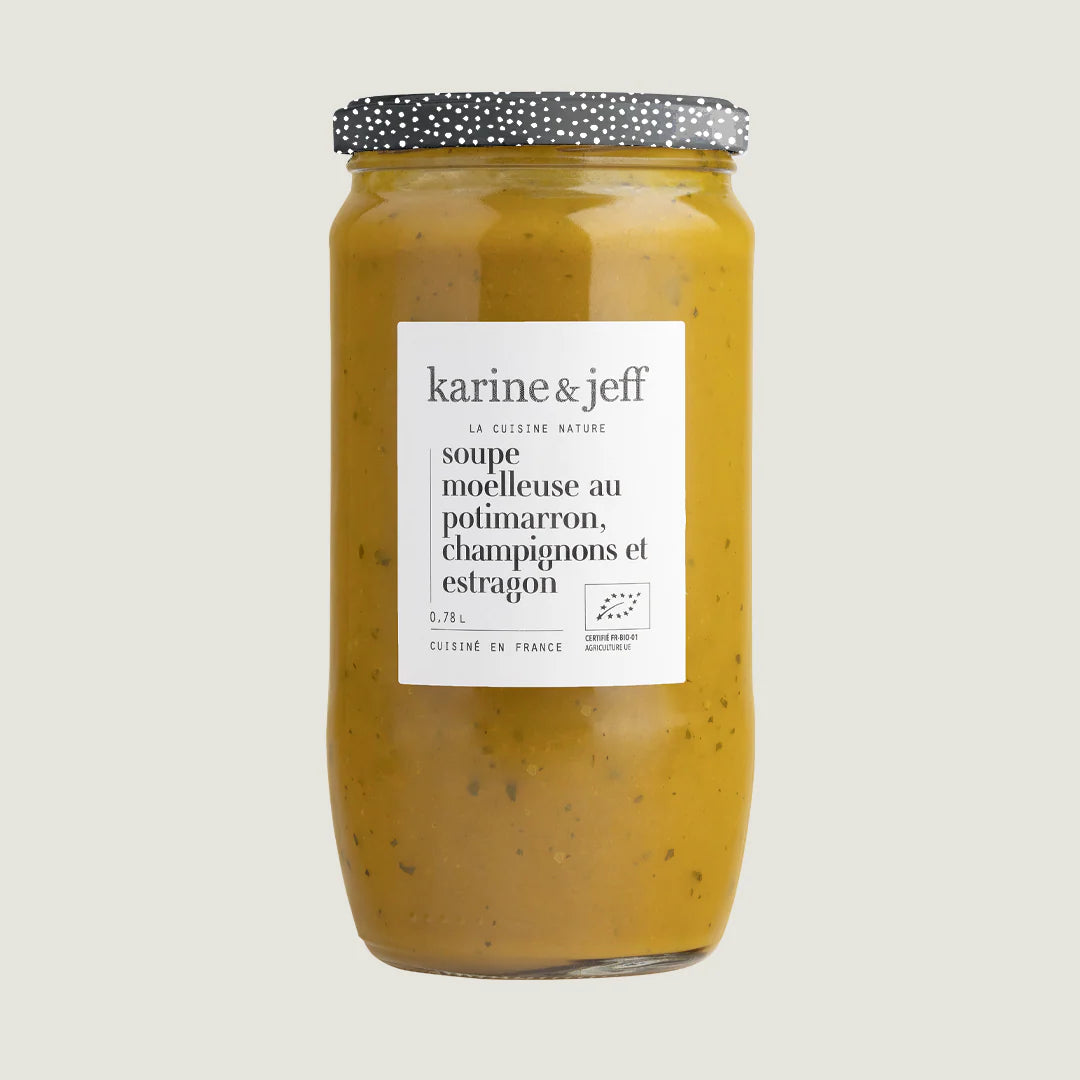Soupe au Potimarron, Champignons & Estragon bio KARINE & JEFF 0,78 L