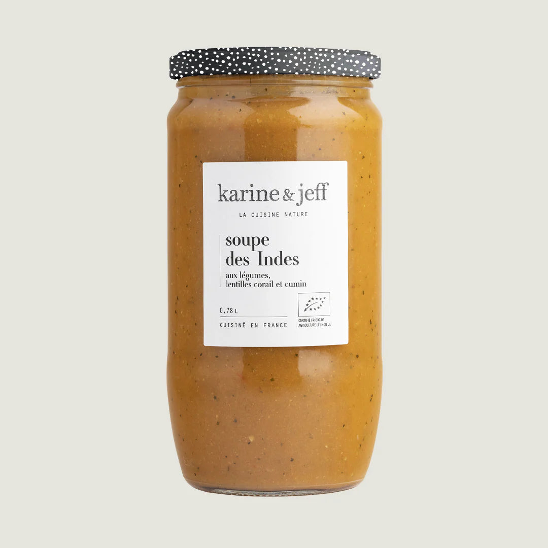 Soupe des Indes bio KARINE & JEFF 0,78 L