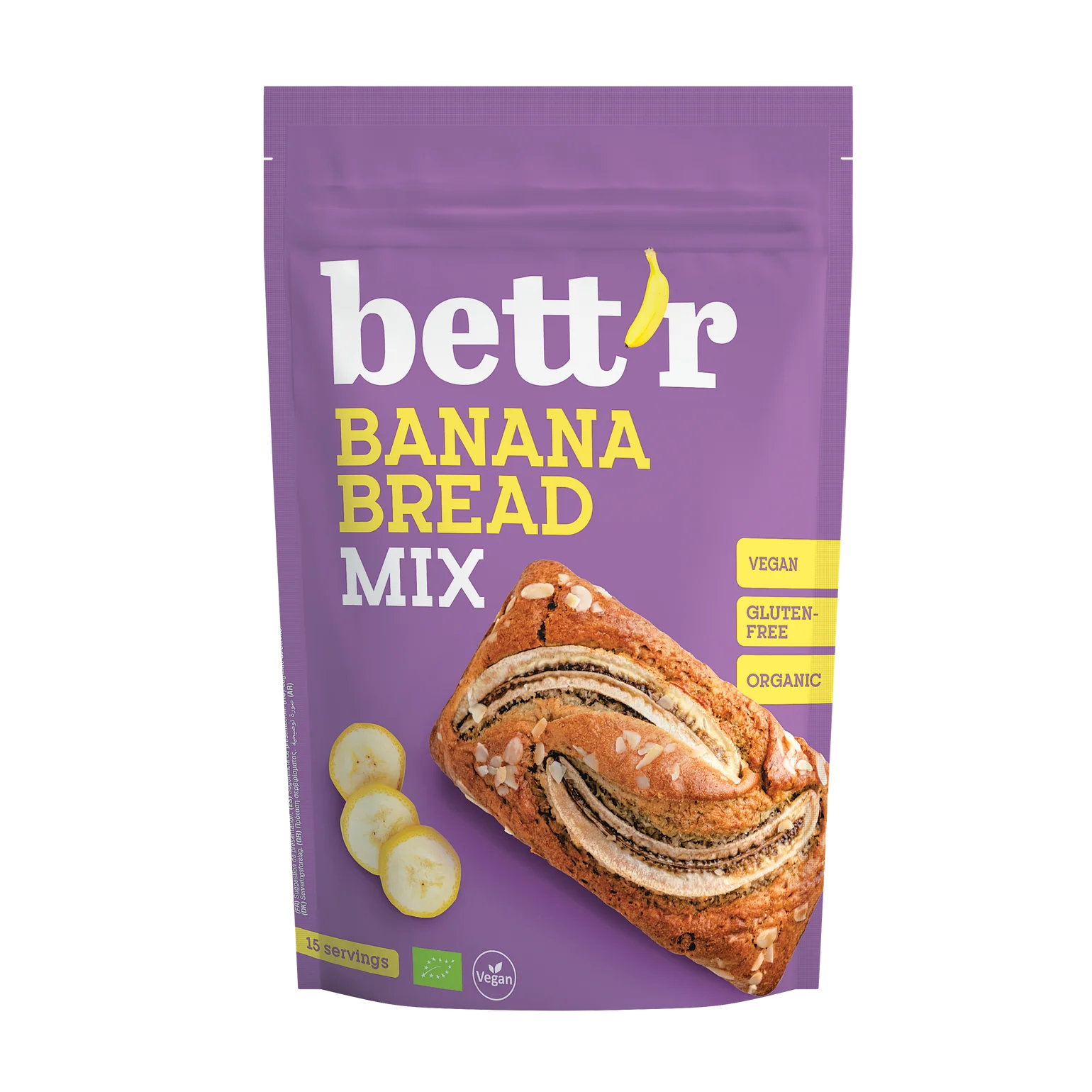 Préparation pour Banana Bread bio et sans gluten BETT'R 300 g