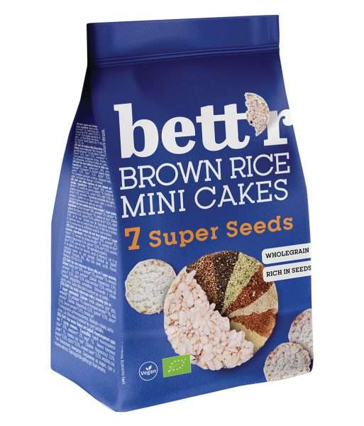 Mini Galette de Riz aux 7 Graines bio BETT'R 50 g