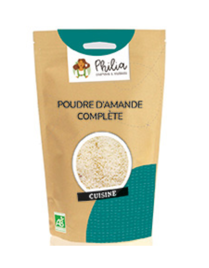 Poudre d'amande complète bio PHILIA 150 g