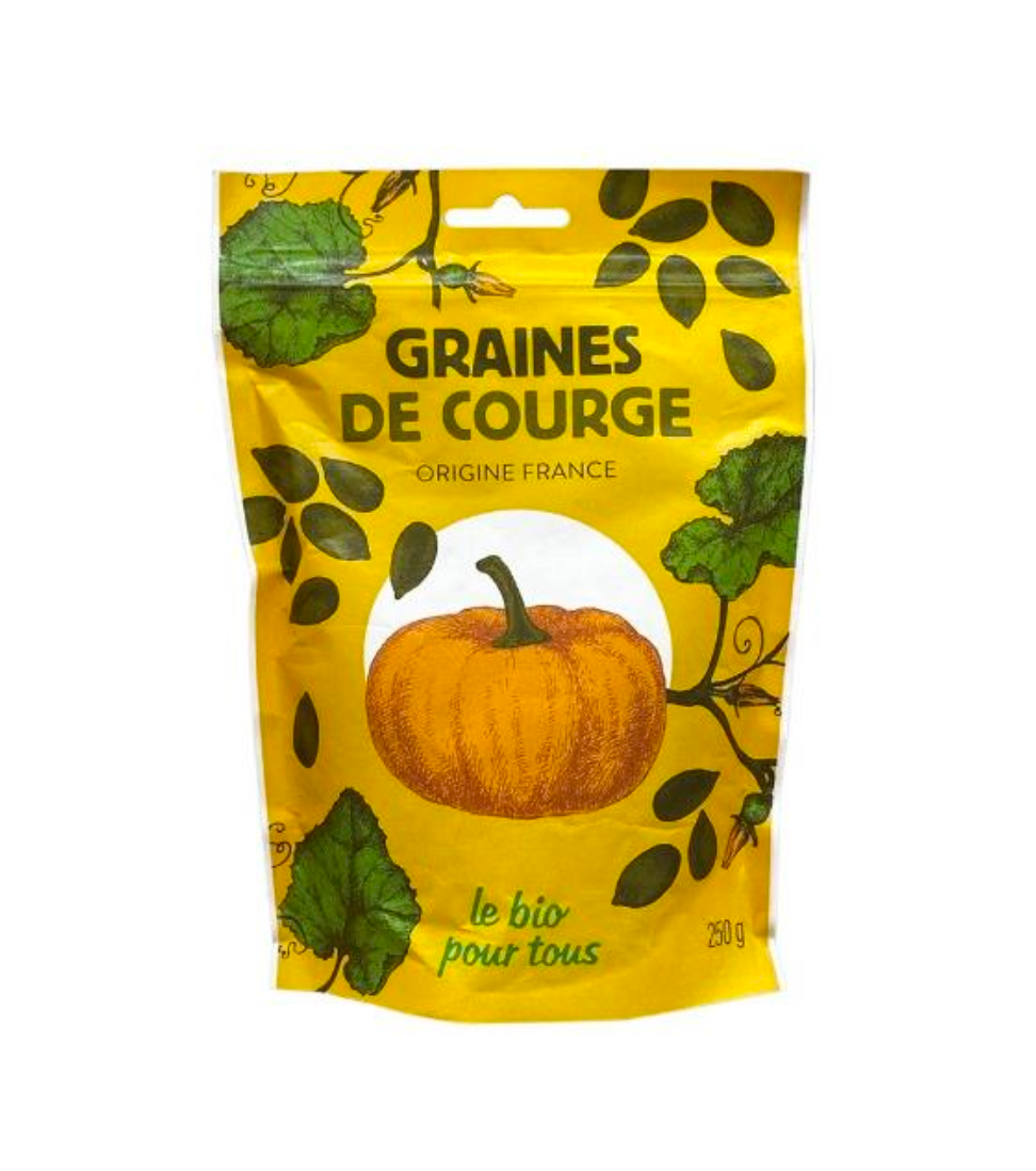 Graines de courge bio LE BIO POUR TOUS 250 g