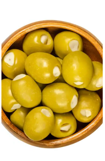 Olives vertes farcies à l'ail bio PHILIA 350 g