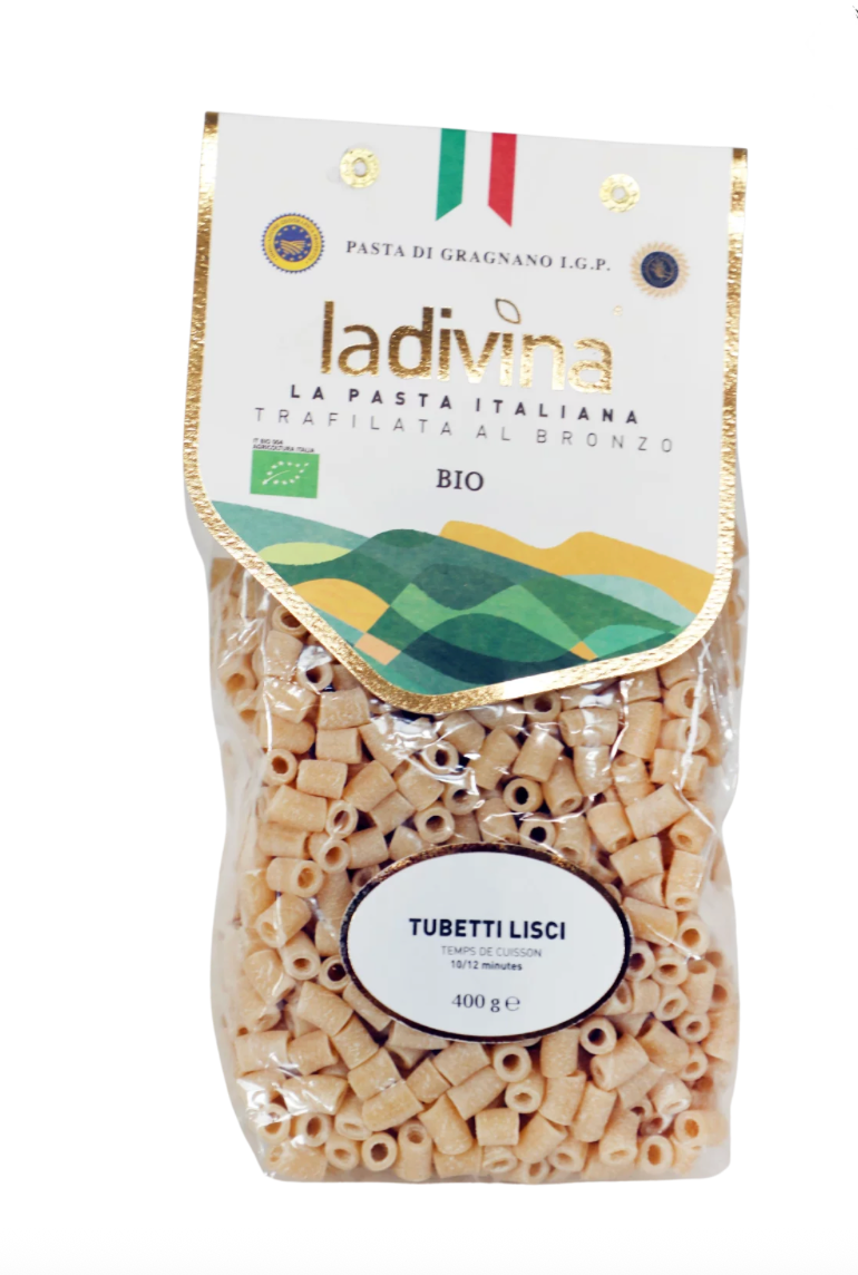 Tubetti lisci IGP Gragnano bio LA DIVINA 400 g