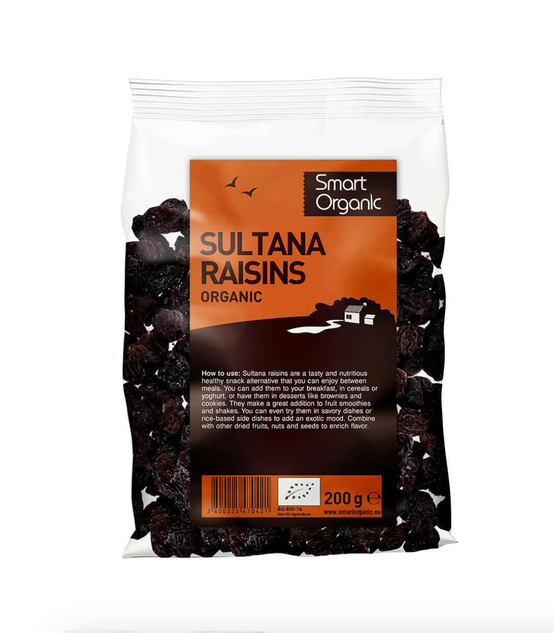 Raisins secs Sultana bio SMART ORGANIC 200 g