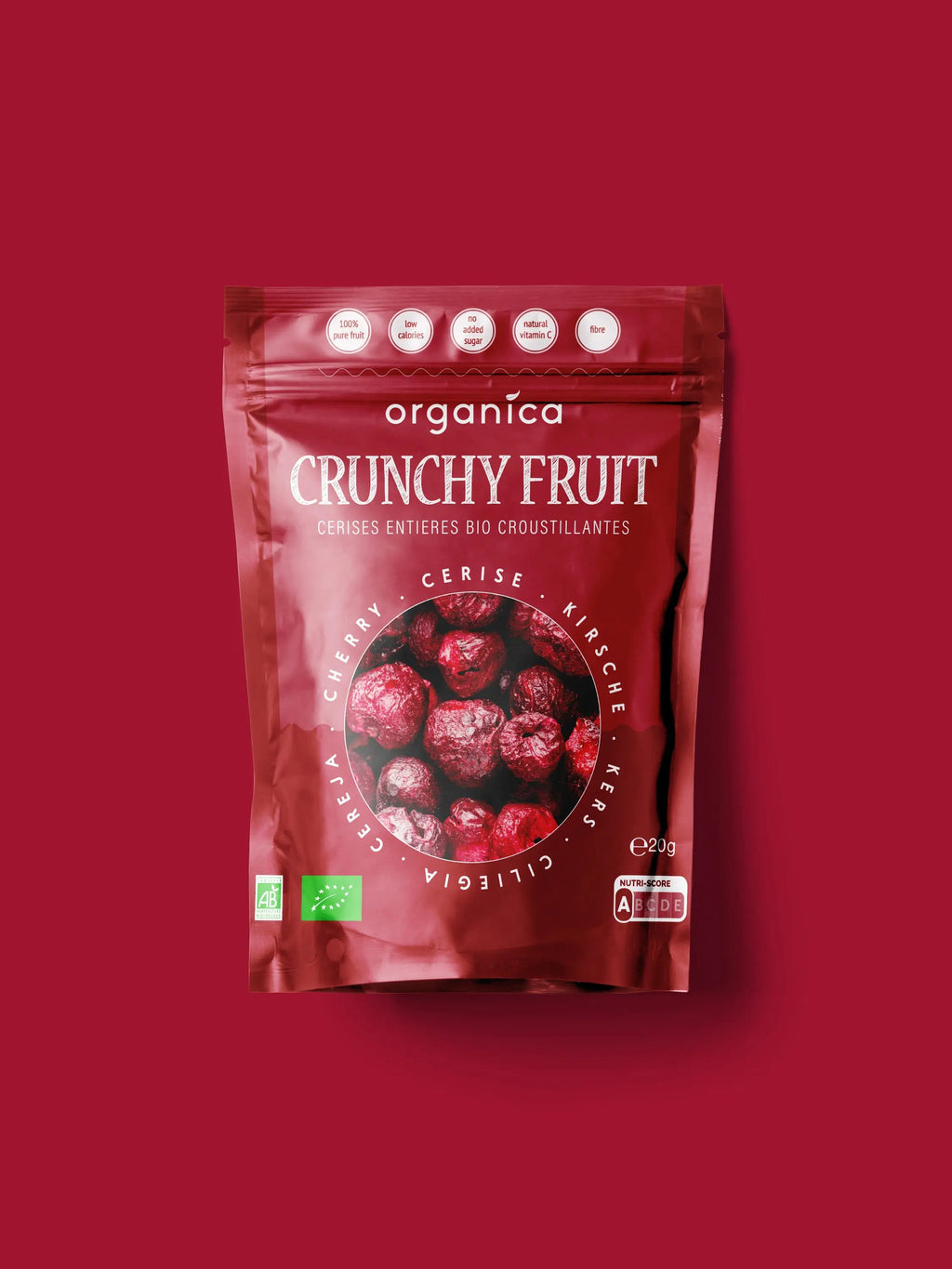 Cerises lyophilisées bio ORGANICA 20 g