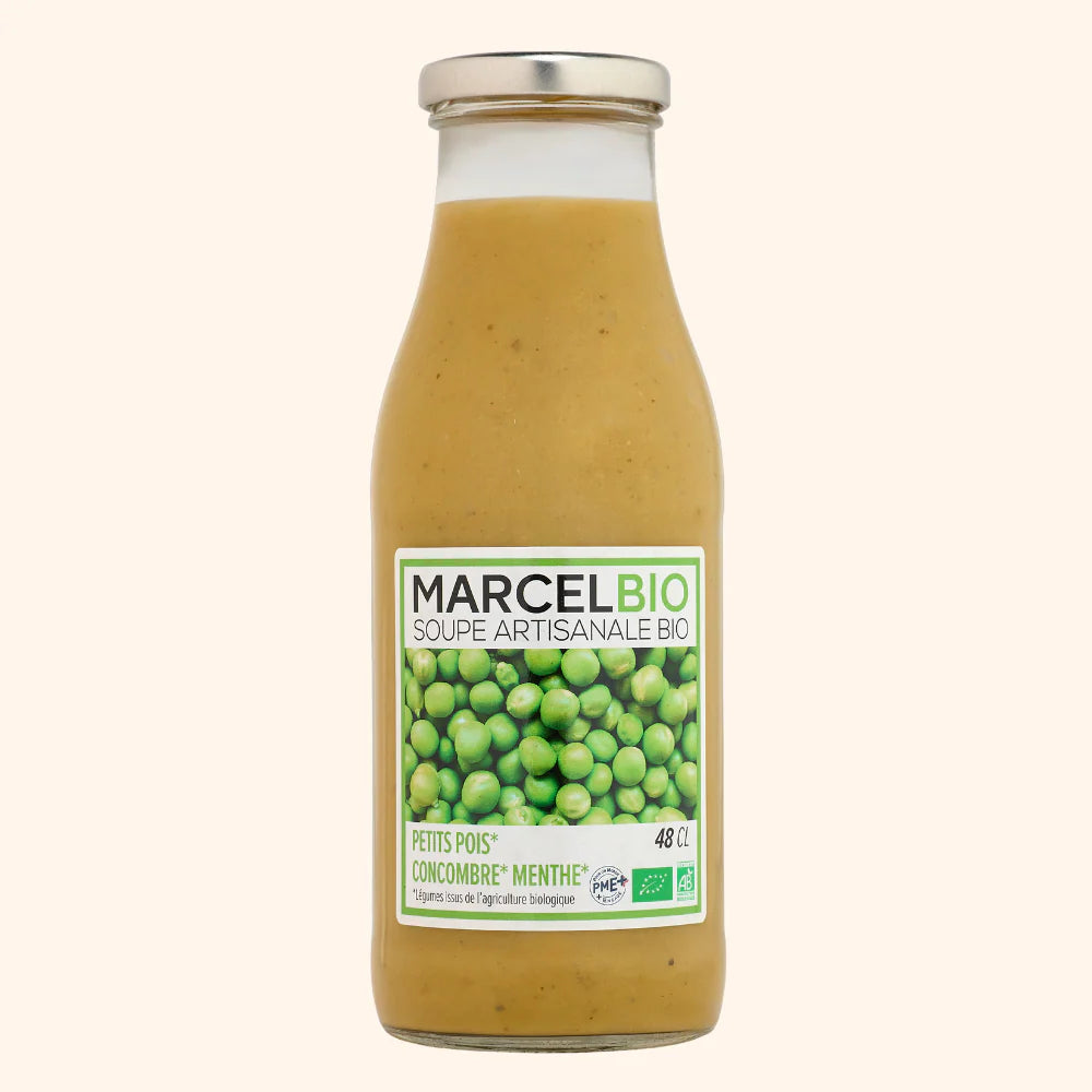 Soupe Petits Pois, Concombre et Menthe MARCEL BIO 48 cl