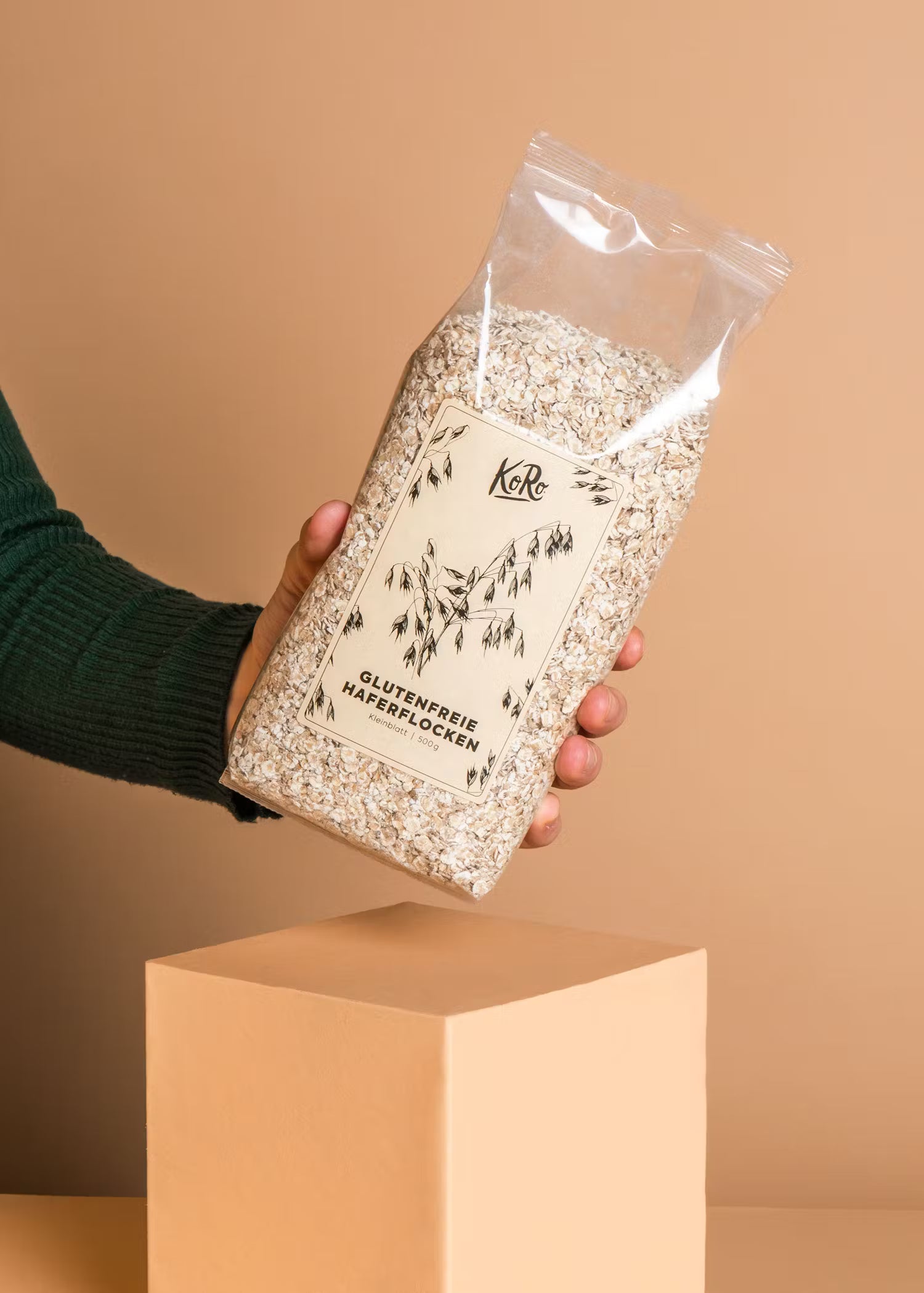 Flocons d'avoine fins sans gluten bio KORO 500 g
