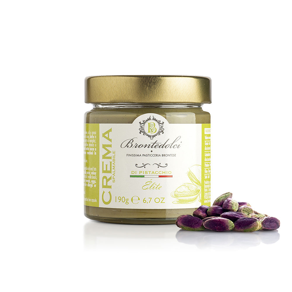 Broncake Pistache et son pot de pistache BRONTEDOLCI 400 g - Article en précommande