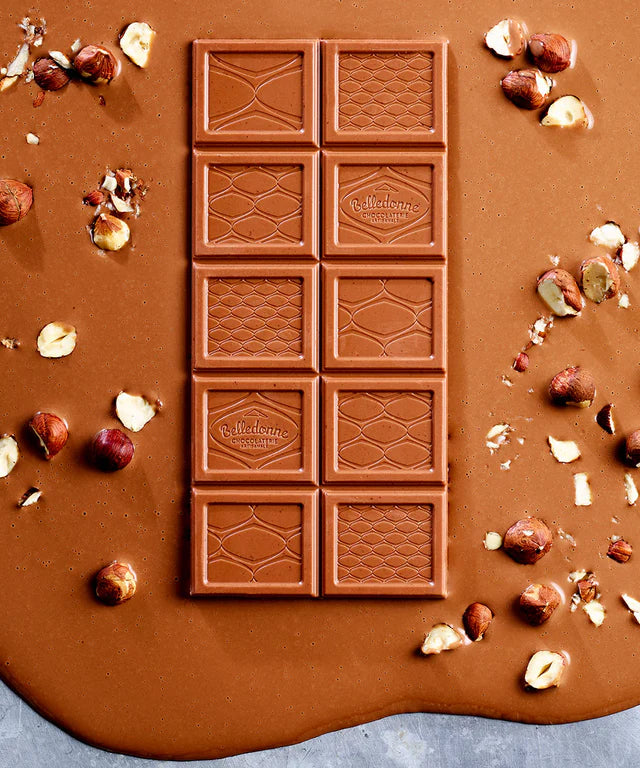 Tablette de chocolat Lait Gianduja bio BELLEDONNE 80 g