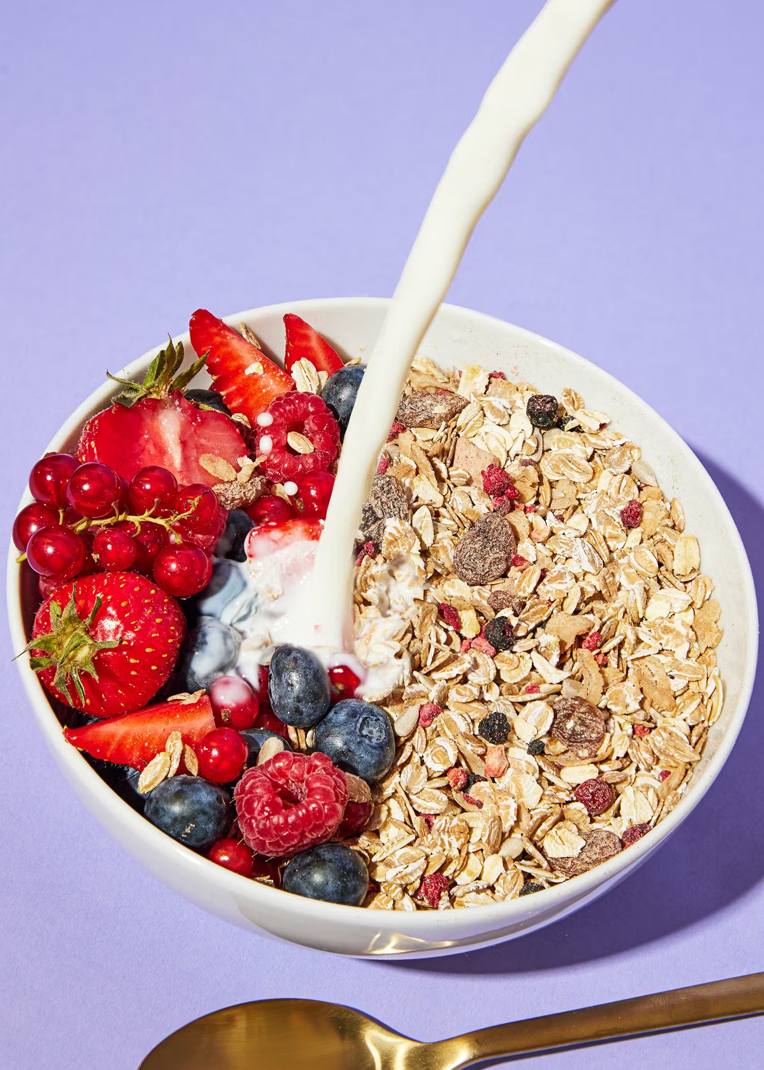 Muesli aux fruits rouges et flocons d'épeautre croustillants non bio KORO 1 kg