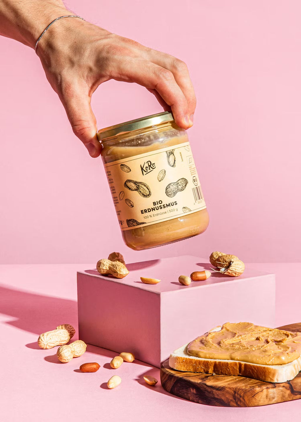 Purée de cacahuètes bio KORO 500 g