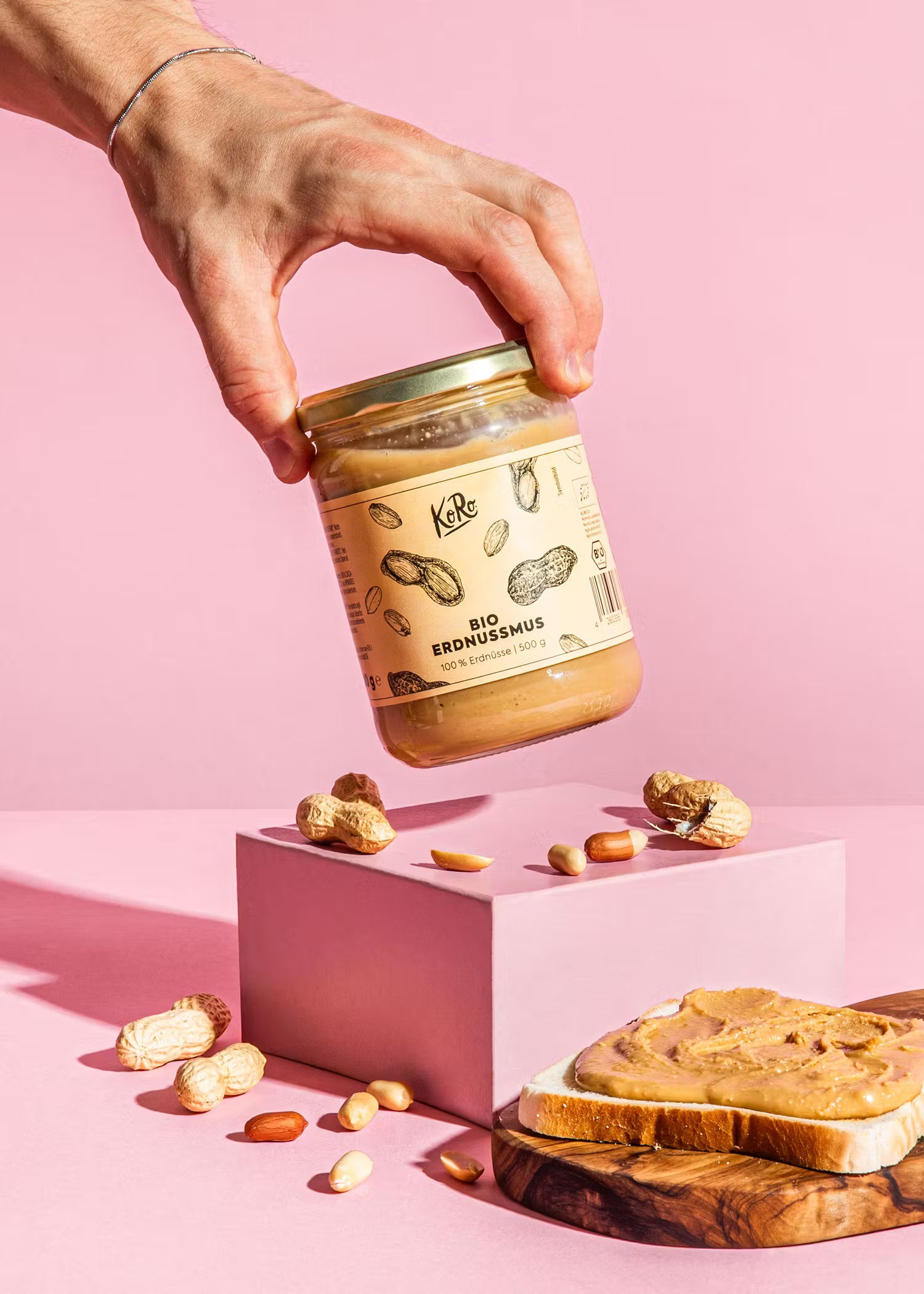 Purée de cacahuètes bio KORO 500 g