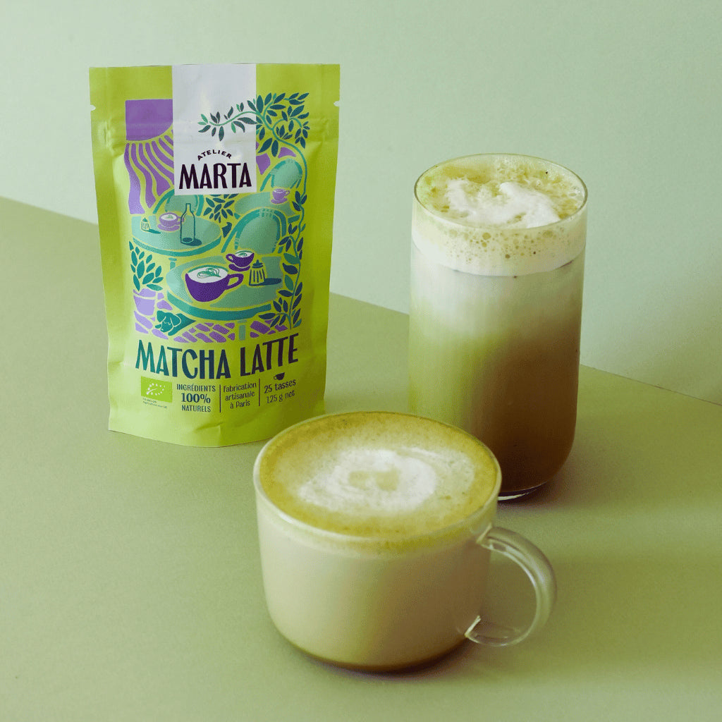 Matcha Latte bio, vegan et sans gluten ATELIER MARTA 125 g