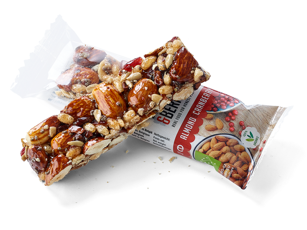 Barre Almond & Cranberry bio NUTS & BERRIES 30 g