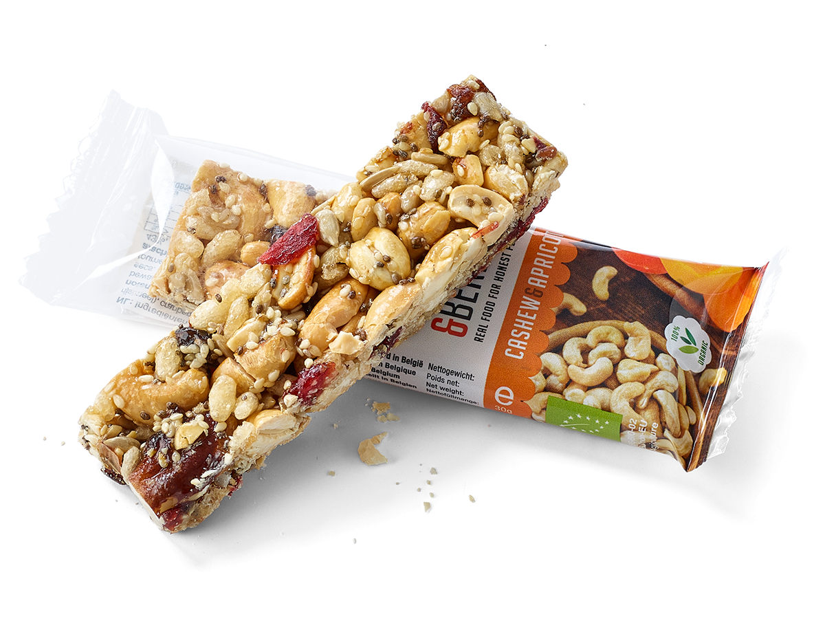 Barre aux Noix de Cajou & Abricot bio NUTS & BERRIES 30 g