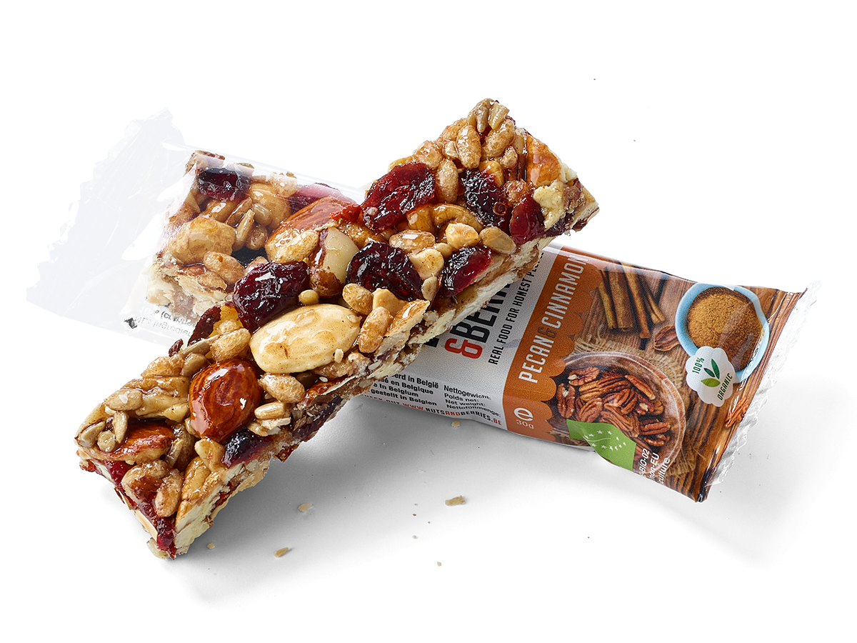 Barre aux Noix de Pécan & Cannelle bio NUTS & BERRIES 30 g