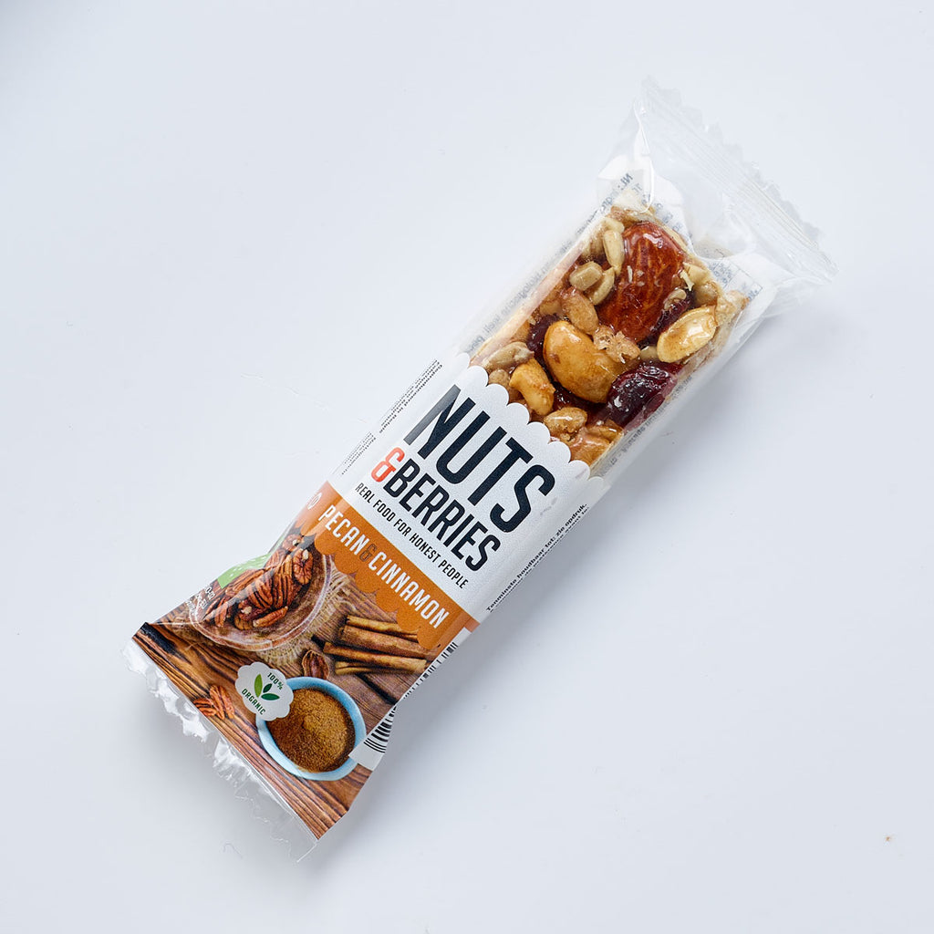 Barre aux Noix de Pécan & Cannelle bio NUTS & BERRIES 30 g