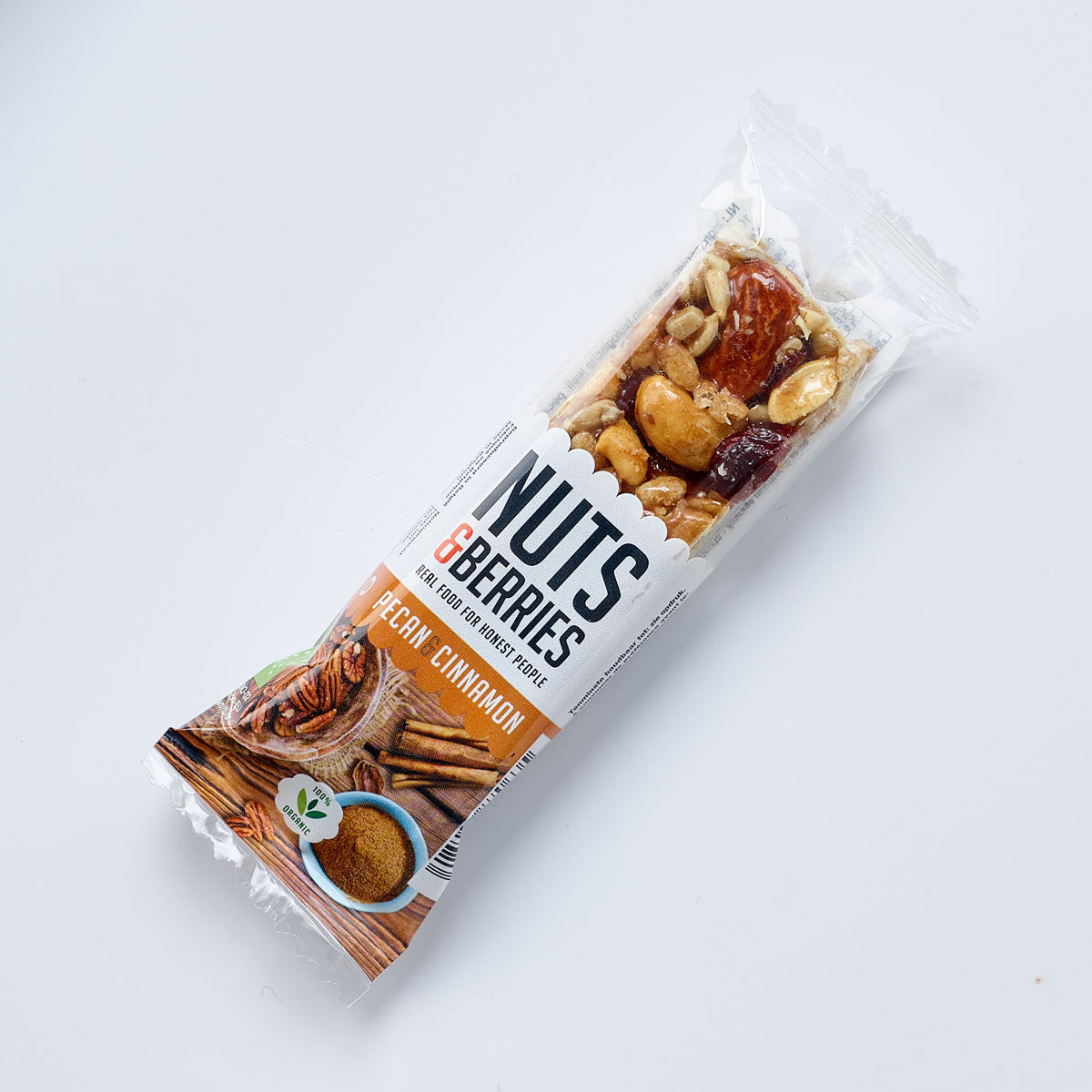 Barre aux Noix de Pécan & Cannelle bio NUTS & BERRIES 30 g