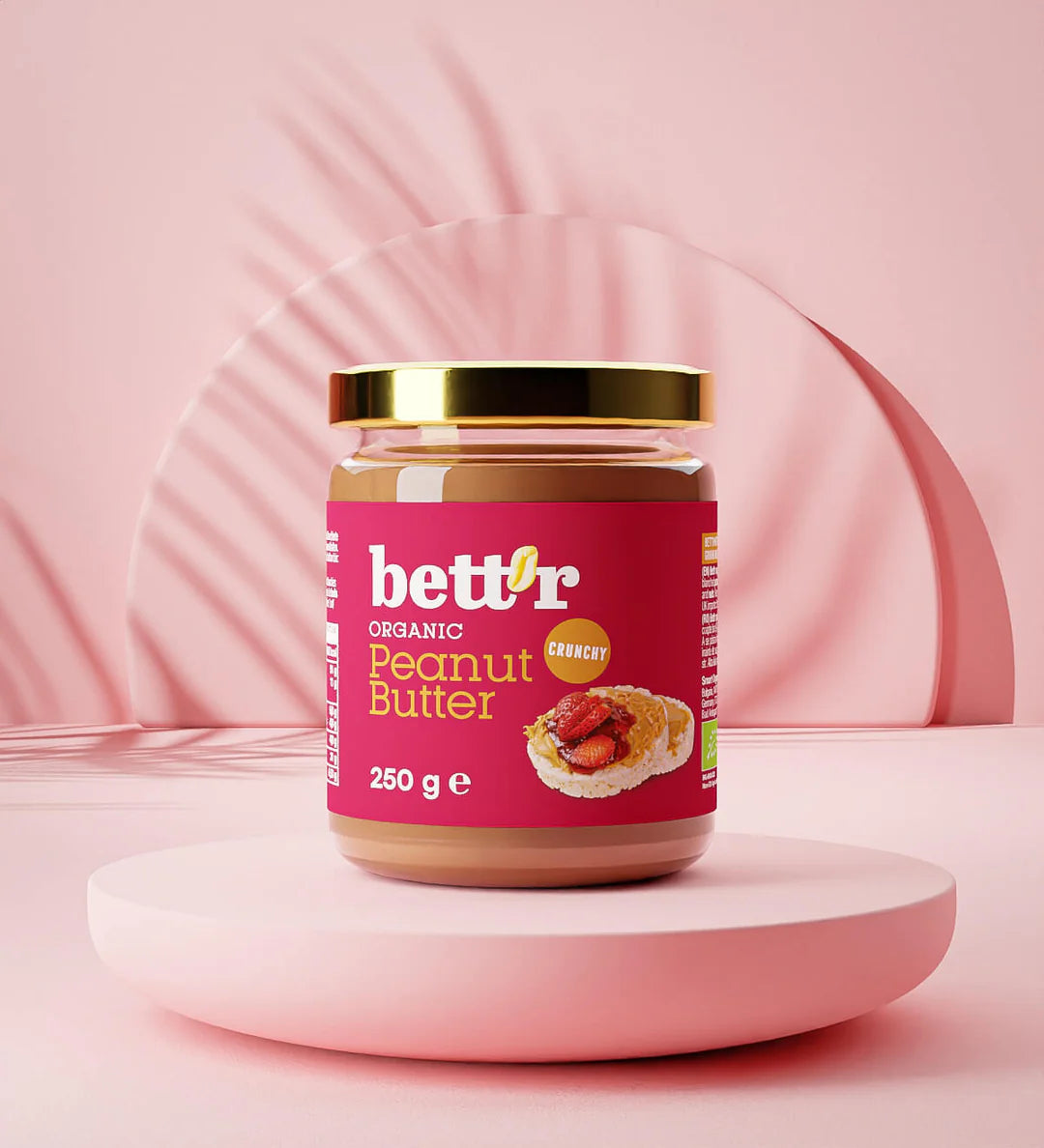 Peanut Butter Crunchy bio BETT'R 250 g